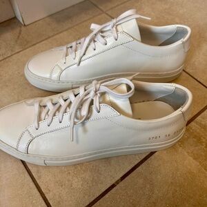 Common Projects White Leather Sneakers. Size 38